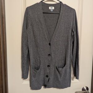Old Navy Gray Cardigan Size M